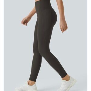 HALARA Hazelnut Black High-Waisted Leggings